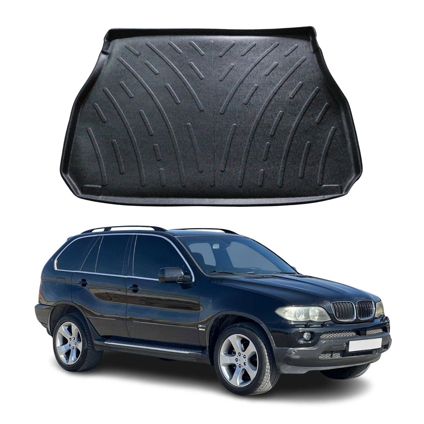 2000-2006 BMW X5 E53 Cargo Liner Trunk Mat All Weather Black