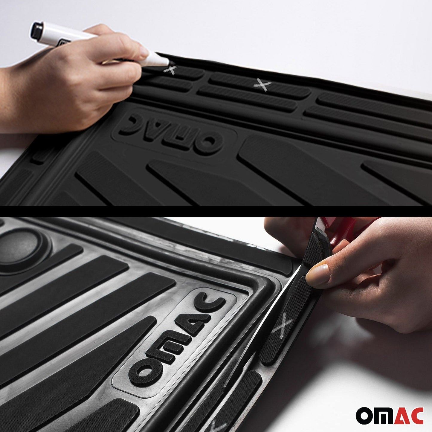 2023-2024 Nissan Ariya Universal Floor Mats Liner All Weather 3D Black Waterproof 4Pcs
