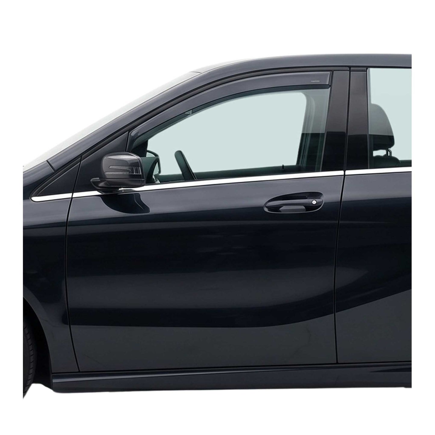 2012-2019 Mercedes B Class W246 Window Visor Vent Rain Deflector 2Pcs Smoke