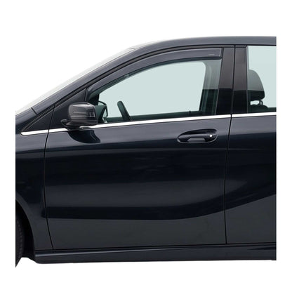 2012-2019 Mercedes B Class W246 Window Visor Vent Rain Deflector 2Pcs Smoke