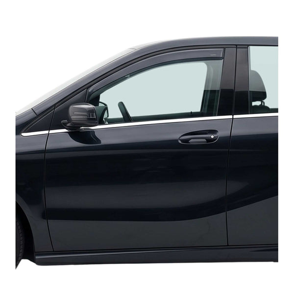 2012-2019 Mercedes B Class W246 Window Visor Vent Rain Deflector 2Pcs Smoke