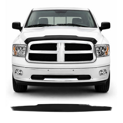 2002-2011 Dodge Ram 1500 Front Bug Shield Hood Deflector 1 Pc Smoke Stick Install