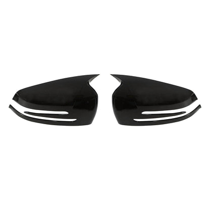 Mercedes W176 W246 C204 X204 X156 W212 Black Glossy Wing Mirror Cover Caps