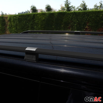 2016-2023 Mercedes Metris Mid Wheel Base Roof Rack Rails Side Rails Black