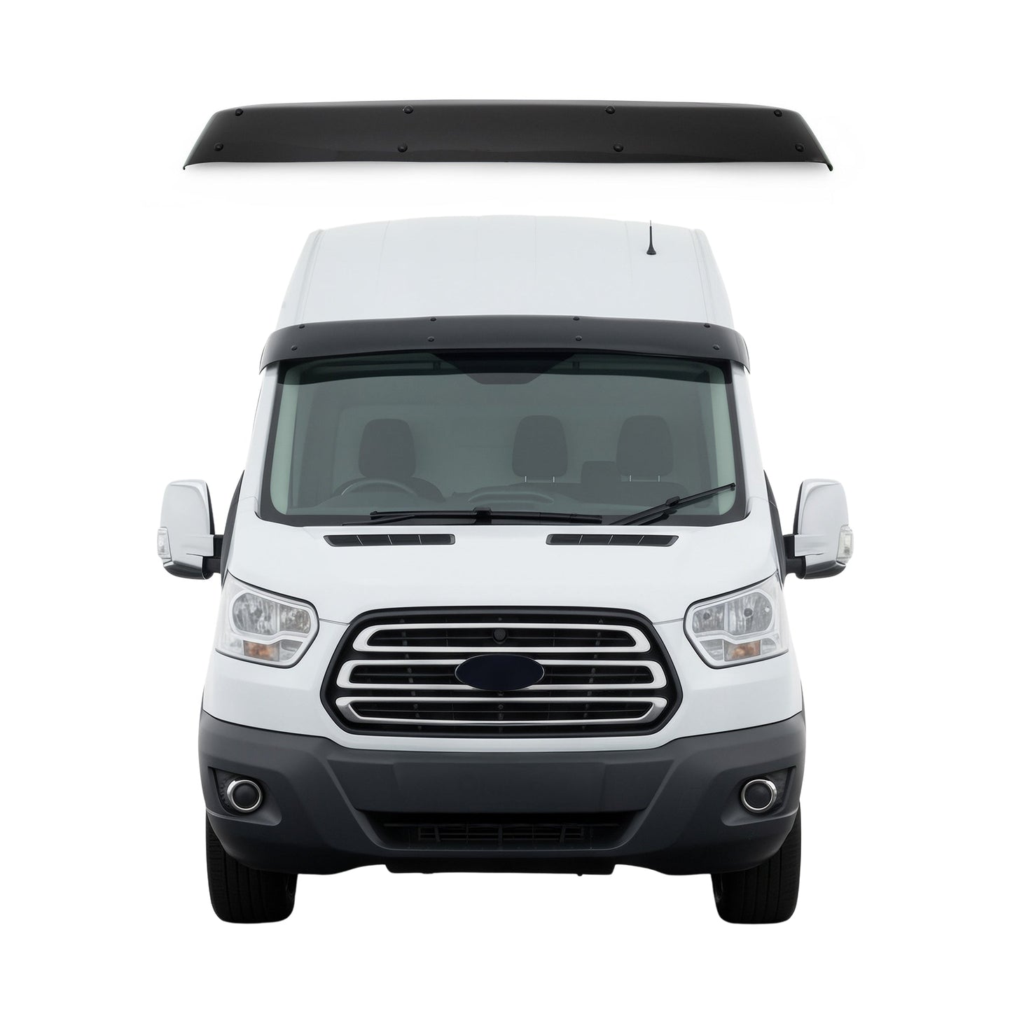 2015-2026 Ford Transit Front Windshield Sun Visor 1 Pc Smoke