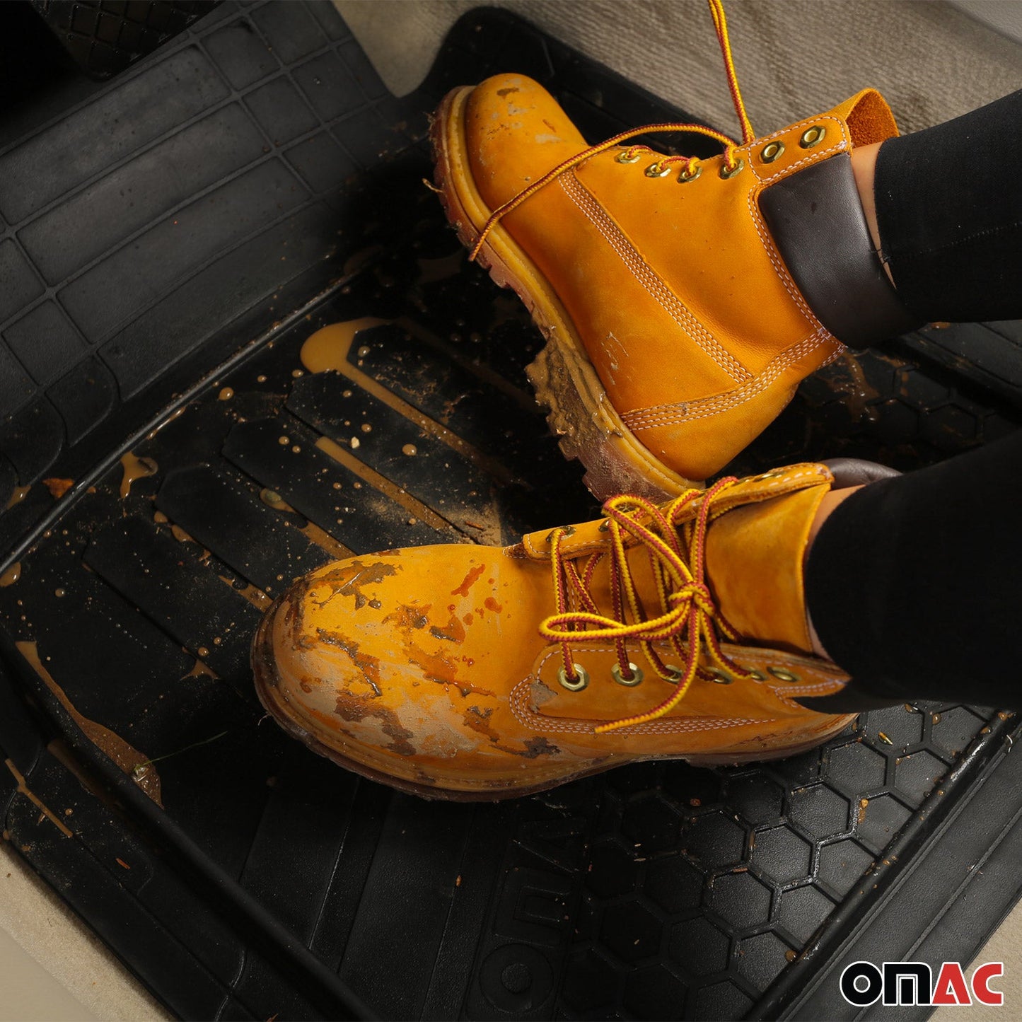 2000-2022 Honda Insight Universal Floor Mats Liner All Weather 3D Black Waterproof 5 Pcs