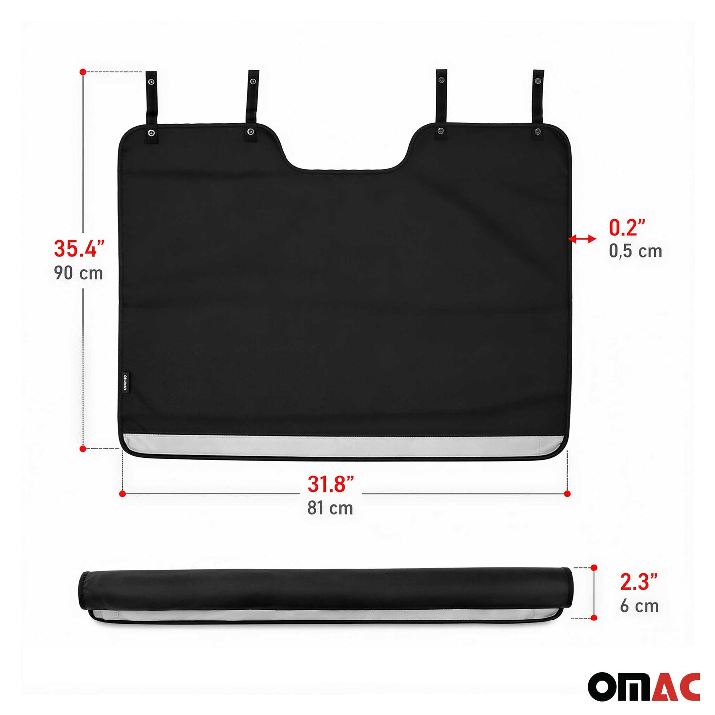 Rear Trunk Bumper Protector Guard Cargo Mat Liner Car SUV Waterproof Pet Dog