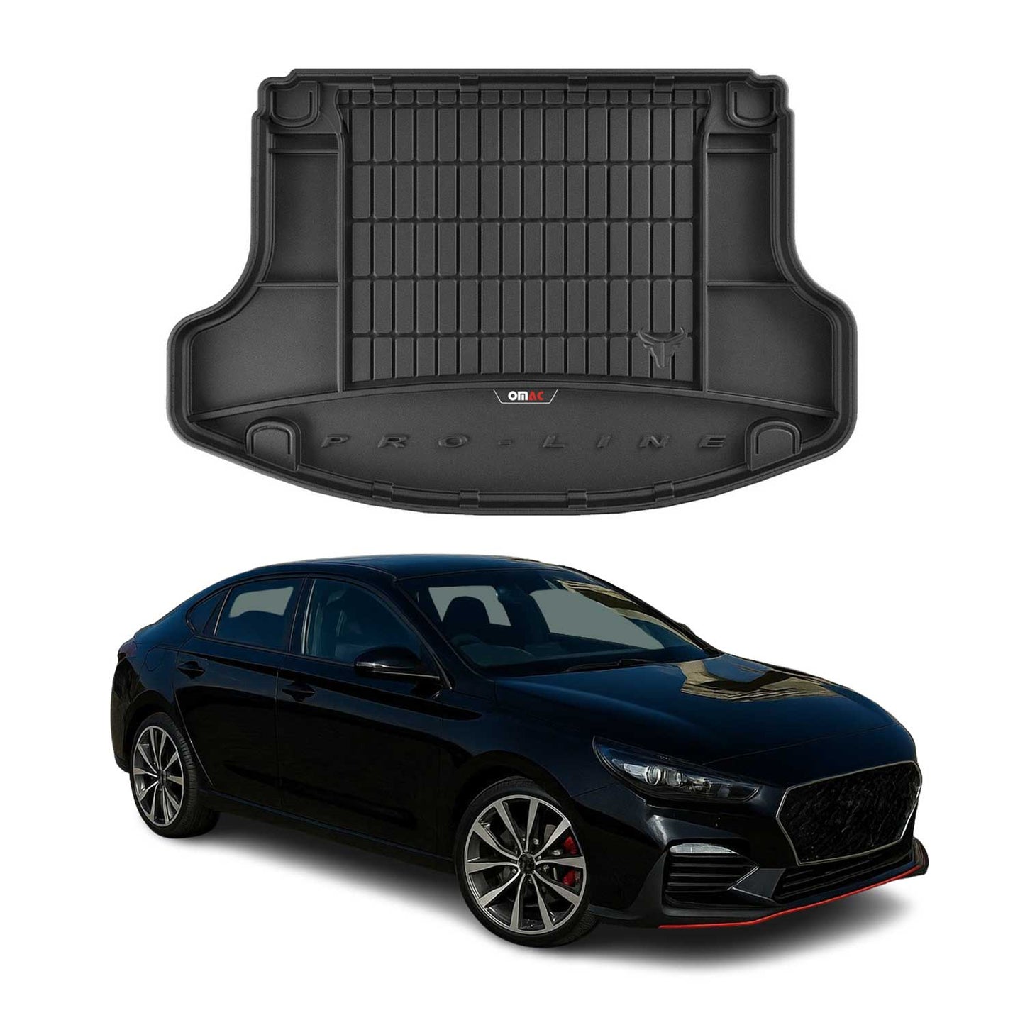2018-2020 Hyundai Elantra GT Premium Cargo Liner Trunk Mat All Weather Heavy Duty