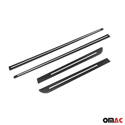 Toyota Side Door Molding Trim Skirt Garnish Stainless Steel Silver 4 Pcs