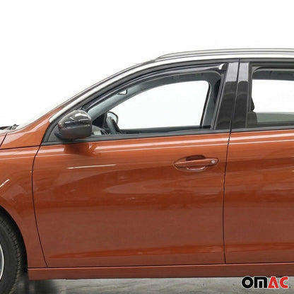 2007-2012 Mazda CX-7 Window Visor Vent Rain Deflector 2Pcs Smoke