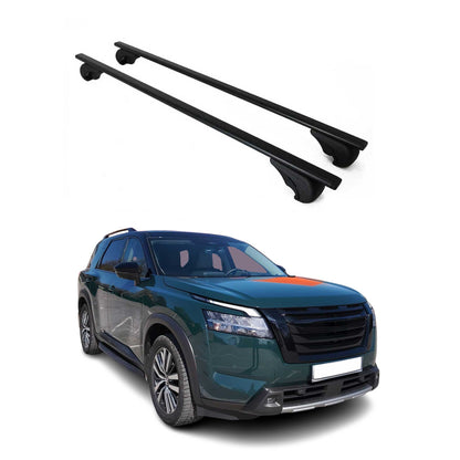 2022-2026 Nissan Pathfinder Roof Rack Cross Bars Black