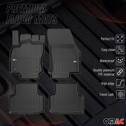 2022-2023 Lucid Air Premium Floor Mats Liners Full Set All Weather Heavy Duty