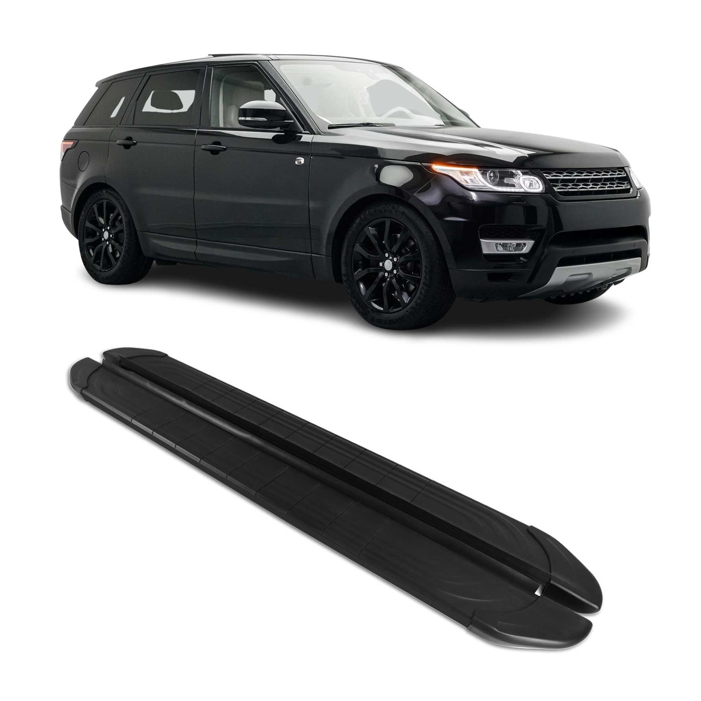 2014-2022 Land Rover Range Rover Sport Running Boards Side Steps Black