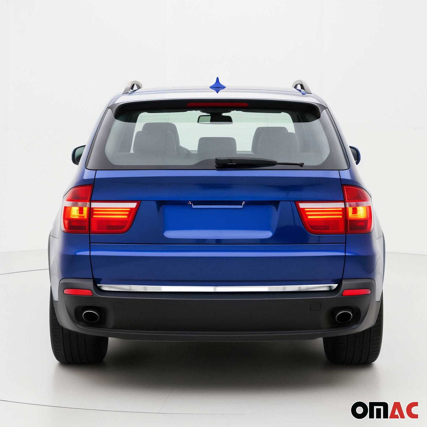 2007-2013 BMW X5 E70 Rear Trunk Molding Trim Stainless Steel Silver 1Pc