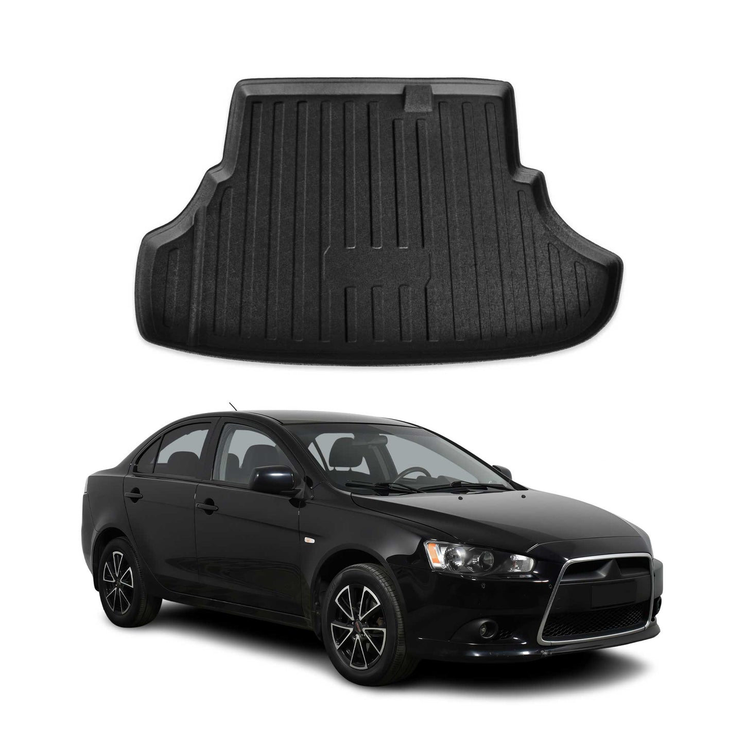 2008-2017 Mitsubishi Lancer Cargo Liner Trunk Mat All Weather Black