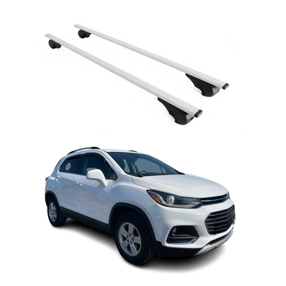2013-2022 Chevrolet Trax Roof Rack Cross Bars Silver