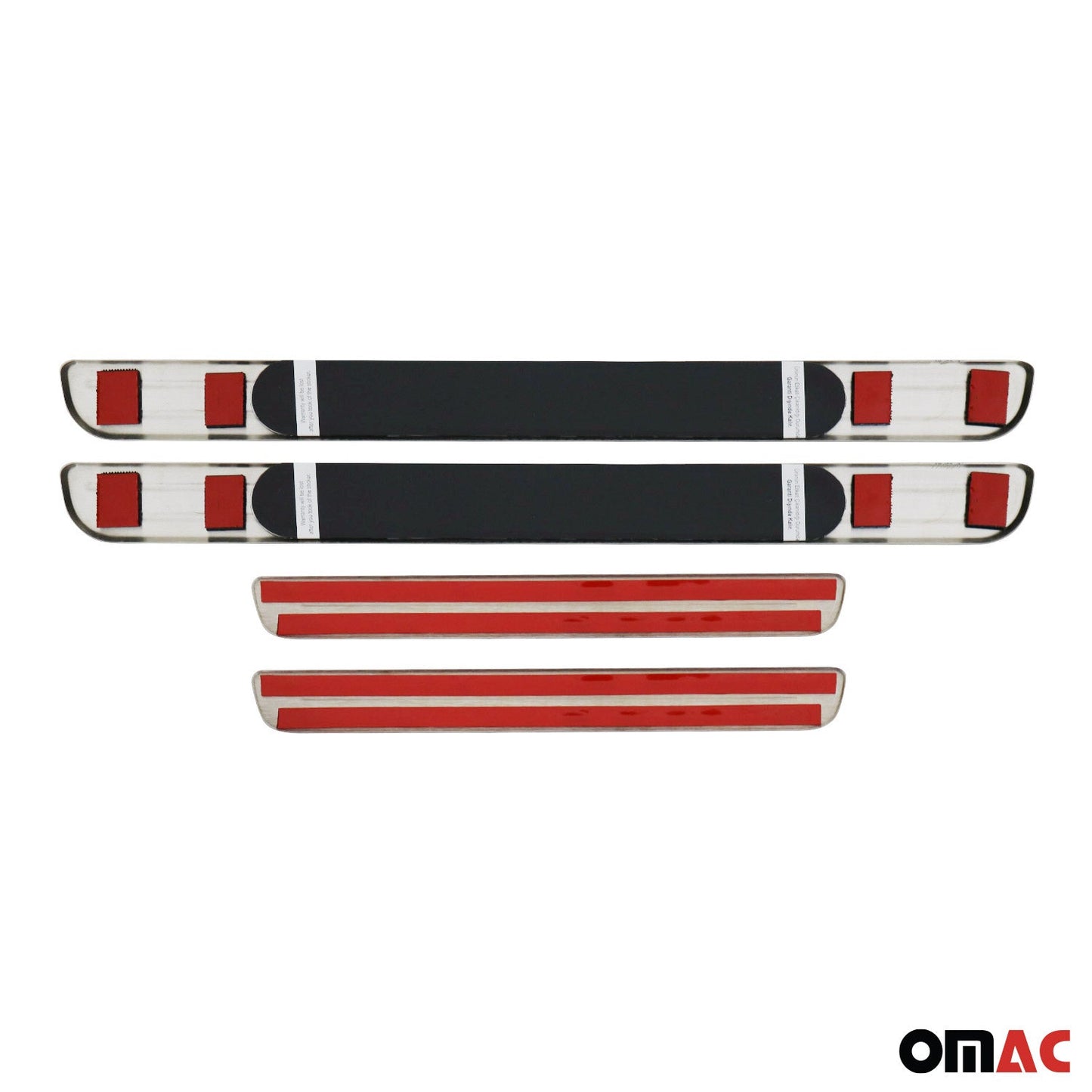 BMW 5 Series Door Sill Scuff Plate Illuminated Exclusive Stainless Steel Silver 4Pcs