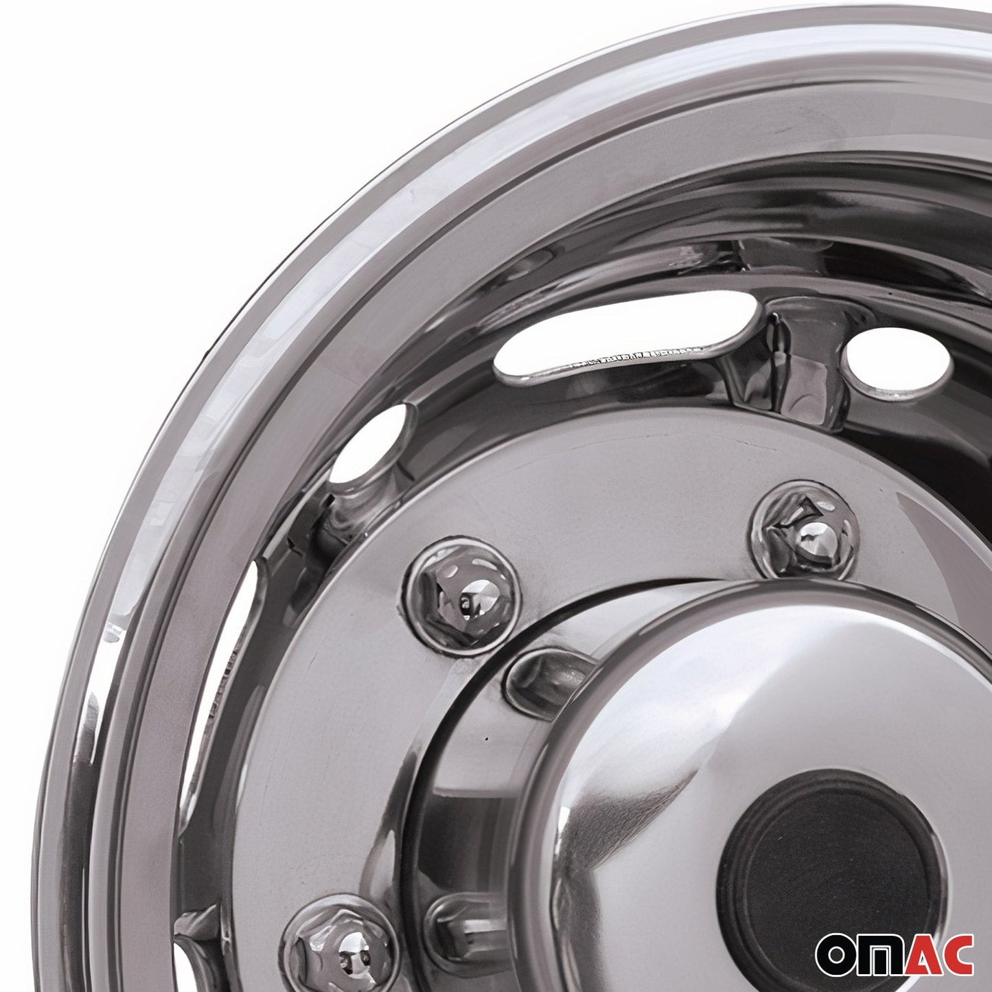2015-2026 Ford Transit 16" Dual Wheel Simulator Hubcaps Chrome Rear 2Pcs