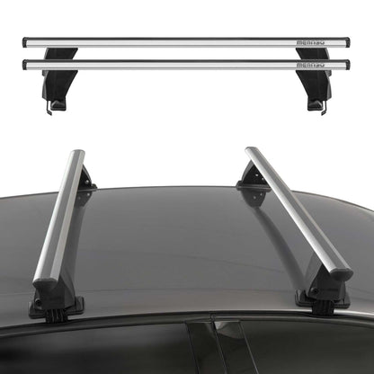 2012-2018 Ford Focus Hatchback Roof Rack Cross Bars Silver