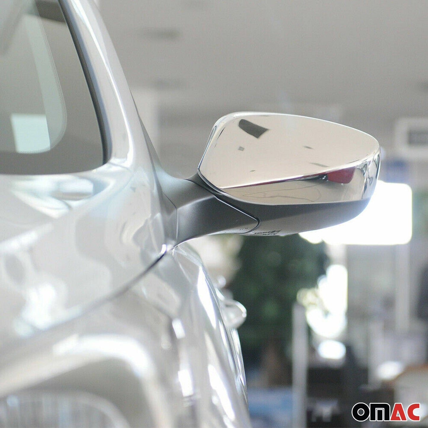2011-2017 Hyundai Elantra /Accent /Veloster (without indicator) Mirror Cover Caps Stainless Steel