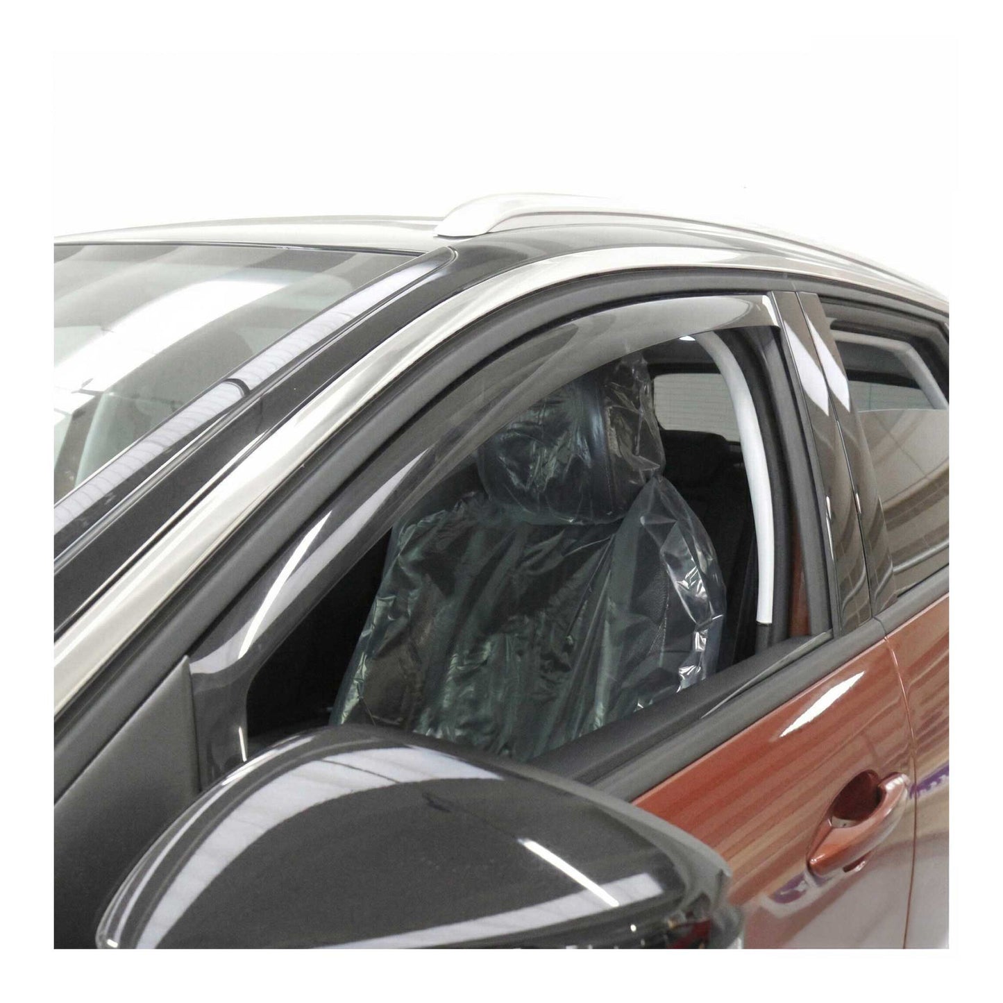 2006-2009 Land Rover Range Rover Sport Window Visor Vent Rain Deflector 2Pcs Smoke