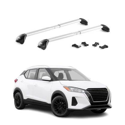 2025-2026 Nissan Kicks Play Roof Rack Cross Bars Luggage Carrier Alu Silver
