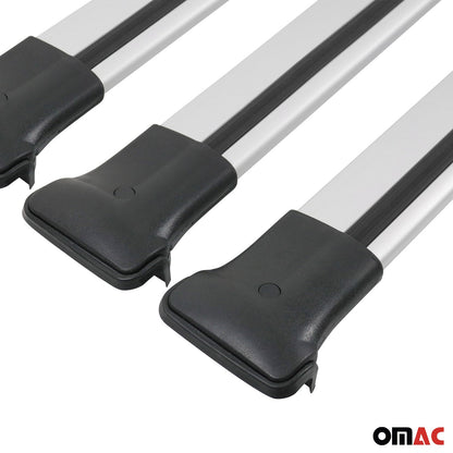 2016-2024 Mercedes Metris Roof Rack Cross Bars 3Pcs Silver