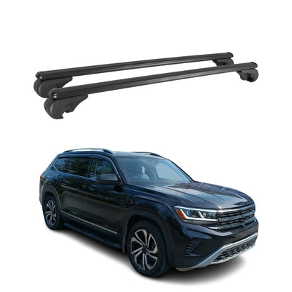 2018-2026 Volkswagen Atlas Roof Rack Cross Bars Black