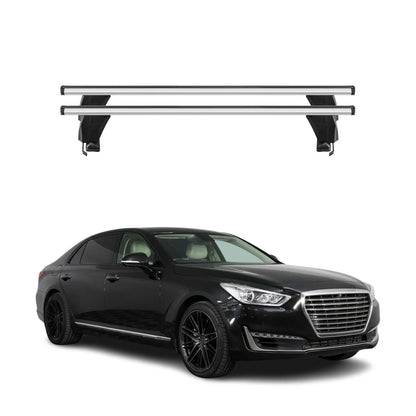 2017-2026 Genesis G90 Roof Rack Cross Bars Silver