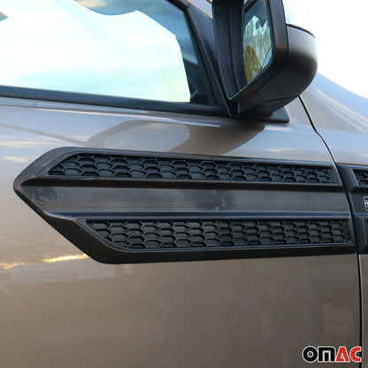 2016-2022 Mercedes GLC Class X253 Side Door Molding Trim Skirt Garnish Black 2 Pcs