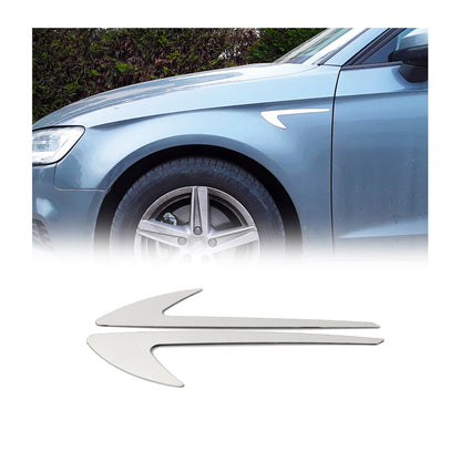 2015-2021 Mercedes C Class W205 Side Door Molding Trim Skirt Garnish Stainless Steel Gloss 2Pcs