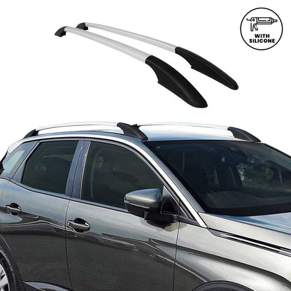 2014-2018 BMW X5 F15 F85 Roof Rack Rails Side Rails Silver