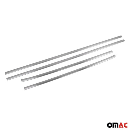 2011-2017 Nissan Juke Window Molding Trim Streamer Brushed Stainless Steel Silver 4Pcs