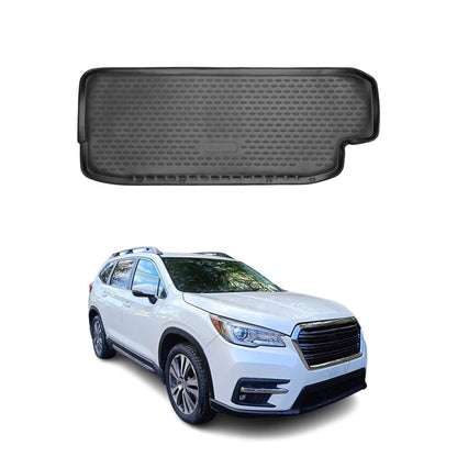 2019-2026 Subaru Ascent Cargo Liner Trunk Mat All Weather behind 3rd Row Black