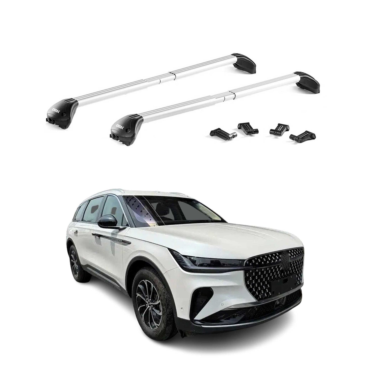 2024-2026 Lincoln Nautilus Roof Rack Cross Bars Luggage Carrier Alu 2x