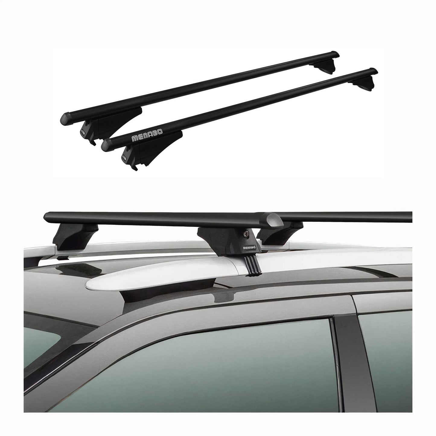 2017-2024 Mini Countryman F60 Roof Rack Cross Bars Black