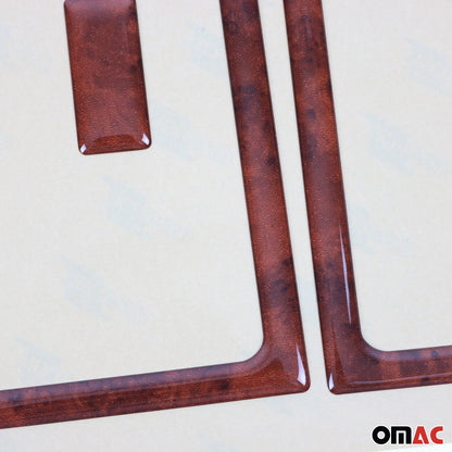 1989-1995 BMW 5 Series M5 E34 Sedan & Touring Wooden Look Dashboard Console Trim Kit 22x
