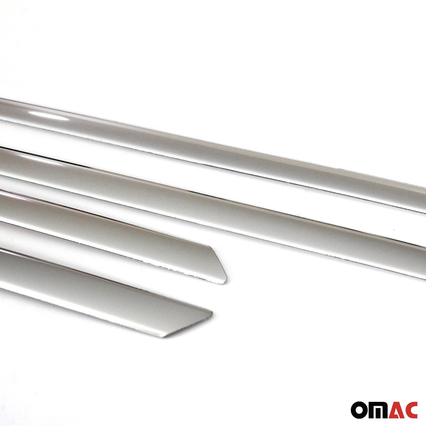 2016-2022 Honda HR-V Side Door Molding Trim Skirt Garnish Stainless Steel Silver 4 Pcs