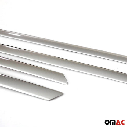 2016-2022 Honda HR-V Side Door Molding Trim Skirt Garnish Stainless Steel Silver 4 Pcs