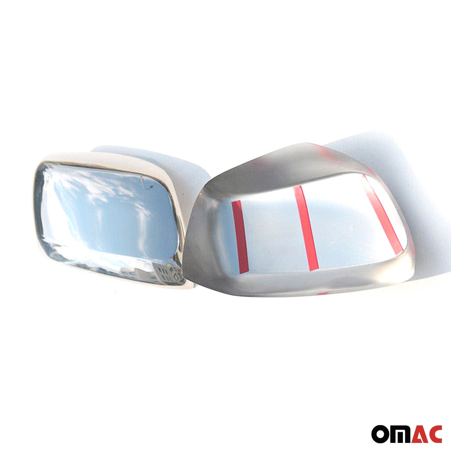 2016-2021 Lexus LX 570 Side Mirror Cover Caps Stainless Steel Silver 2 Pcs