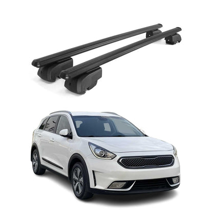 2017-2022 Kia Niro 1.gen Roof Rack Cross Bars Black