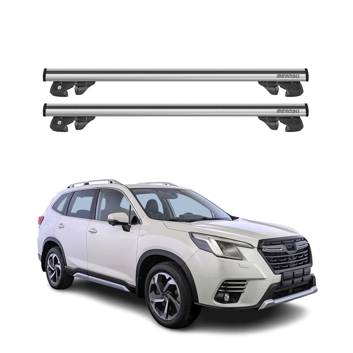 2019-2025 Subaru Forester V Roof Rack Cross Bars Silver