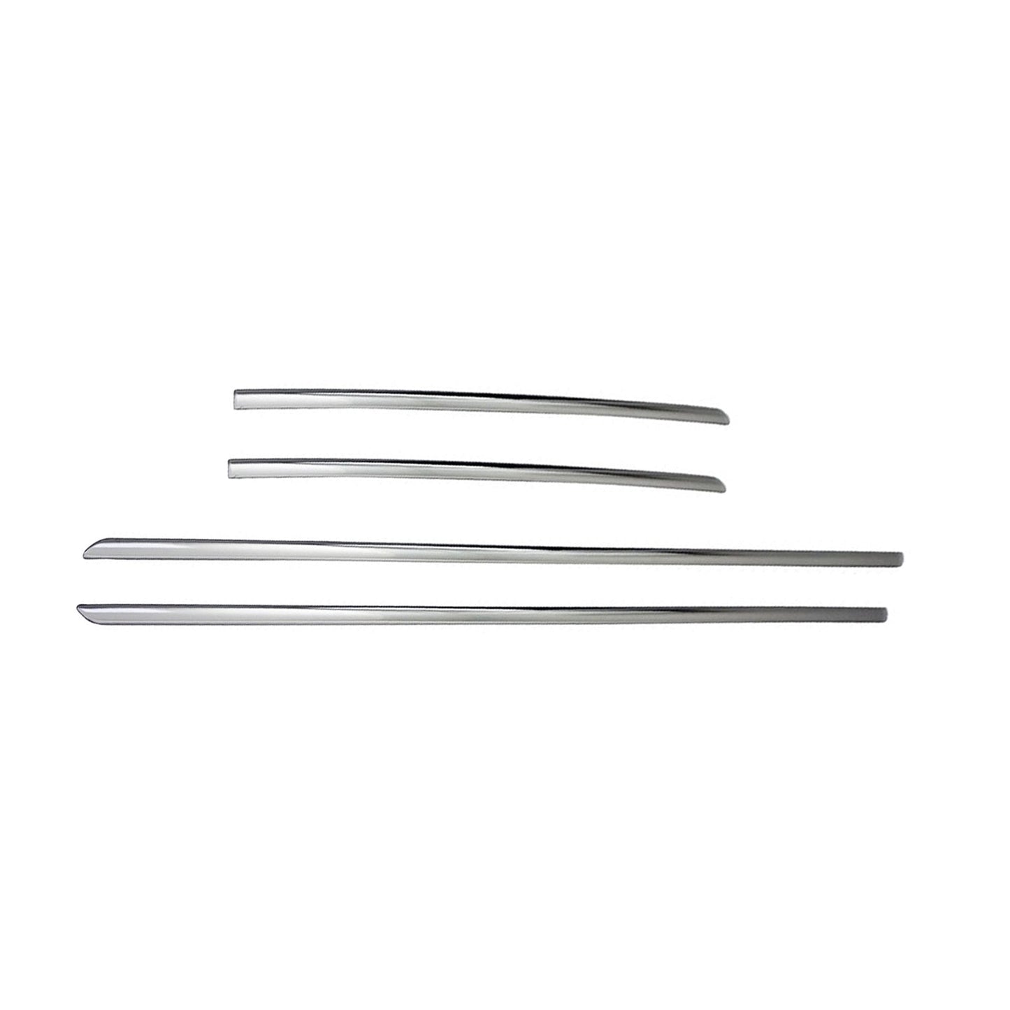 2016-2021 Hyundai Tucson Side Door Molding Trim Skirt Garnish Stainless Steel Silver