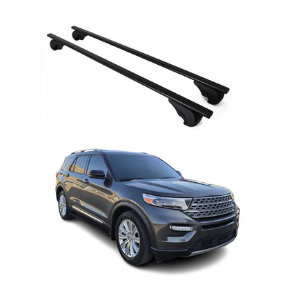 2020-2026 Ford Explorer Roof Rack Cross Bars Black
