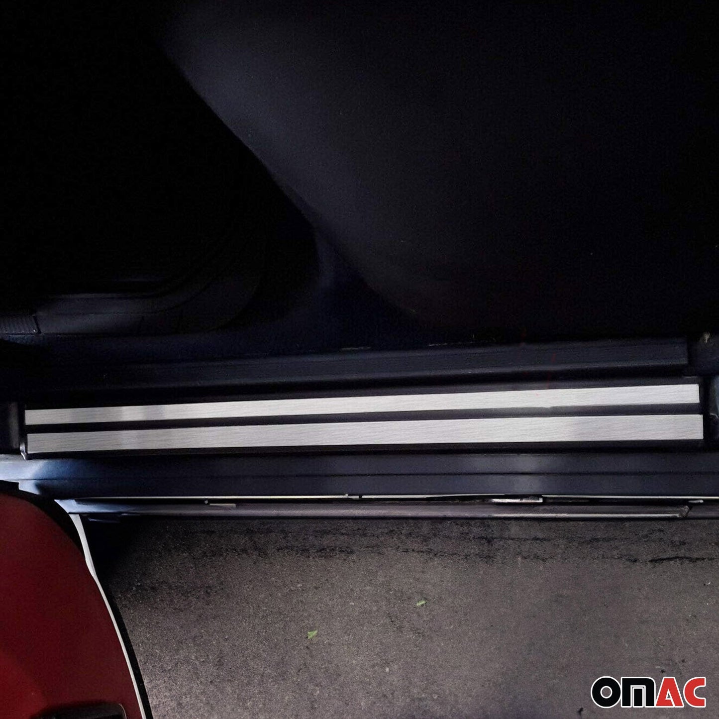 1996-2002 Mercedes E Class W210 Sedan Door Sill Covers Stainless Steel Brushed 8x