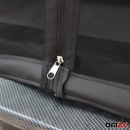1980-1991 VW Vanagon Mosquito Net Bug Magnetic Screen Tailgate Black 1Pc