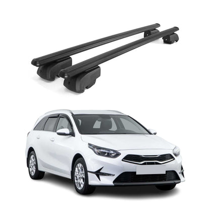2018-2026 Kia Cee'd Sportswagon Roof Rack Cross Bars Black
