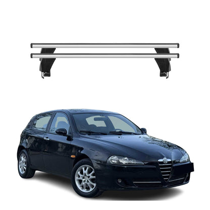 2000-2010 Alfa Romeo 147 Roof Rack Cross Bars Luggage Carrier 2 Pcs