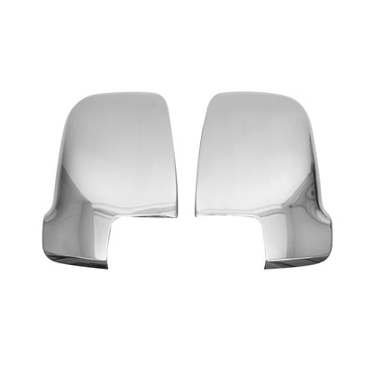 2019-2026 Mercedes Sprinter W907 910 Side Mirror Cover Caps Stainless Steel Silver 2Pcs