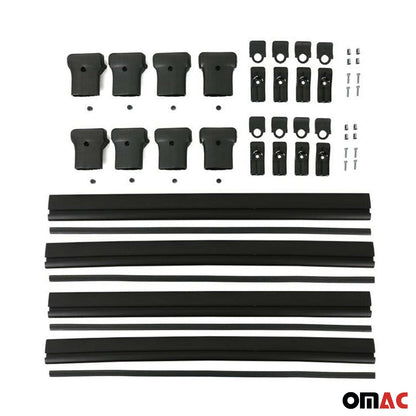 2014-2026 RAM ProMaster Roof Rack Cross Bars 4Pcs Black